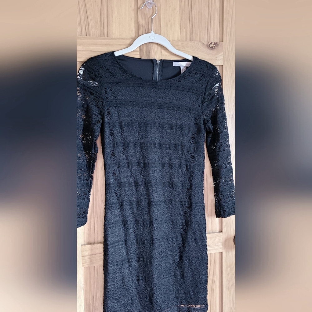 FOREVER 21 lace dress black xs